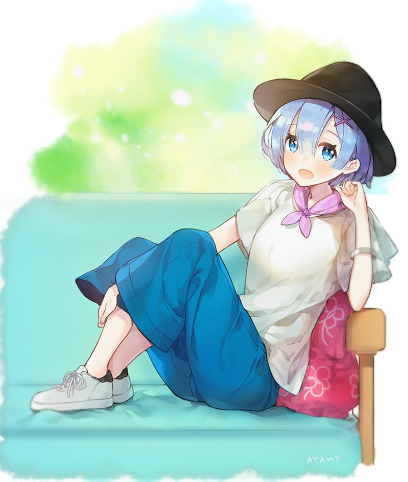 rem (re:zero kara hajimeru isekai seikatsu) drawn by ayamy