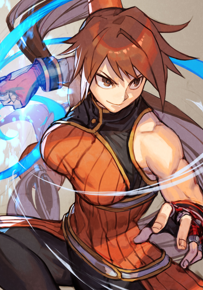 female fighter and female striker (dungeon and fighter and 1 more) drawn by hungry_clicker