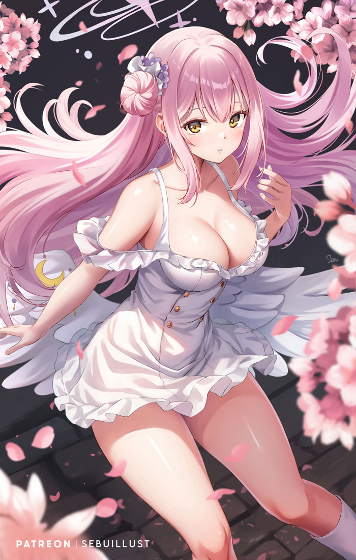mika (blue archive) drawn by sebu_illust