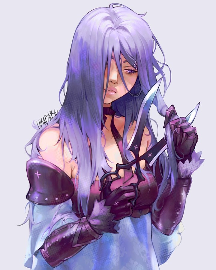 three (drag-on dragoon and 1 more) drawn by ukabare