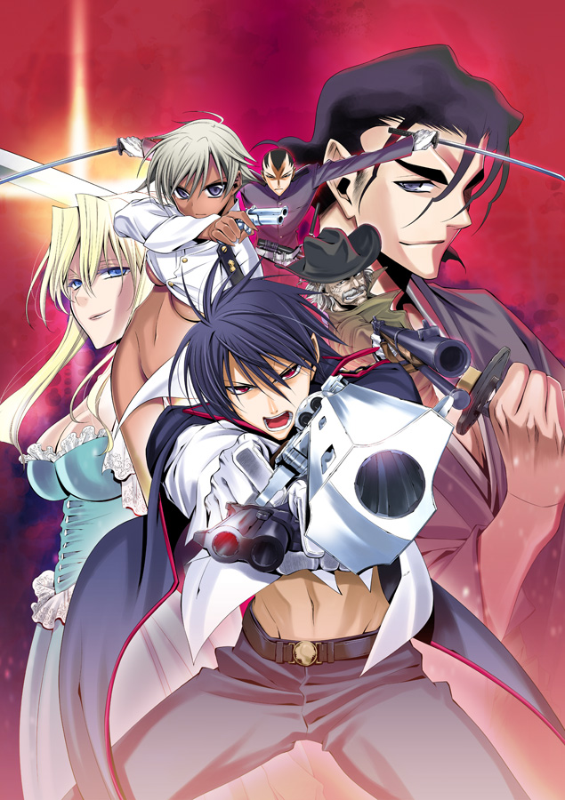 katsu koroku, sakamoto ryouma, isadora, elliot, margaret mason, and 1 more (clockwork) drawn by takano_saku