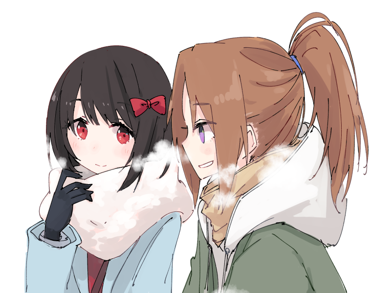 nakagawa natsuki and hisaishi kanade (hibike! euphonium and 1 more) drawn by shiroshi_(denpa_eshidan)
