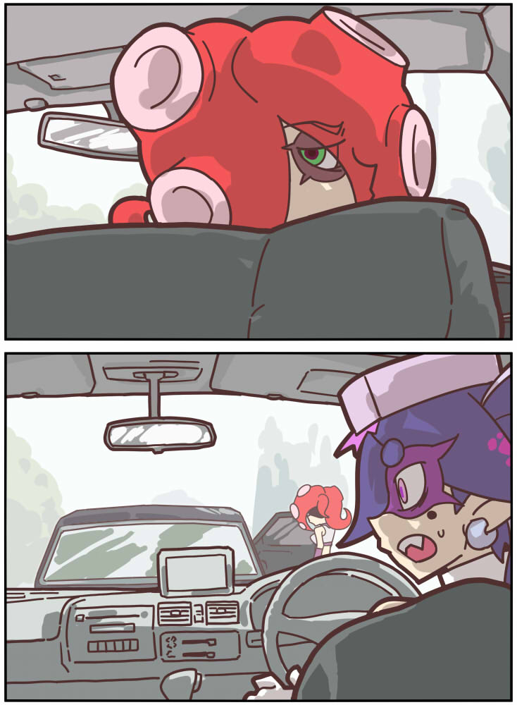 callie and takozonesu (splatoon and 2 more) drawn by seki_(red_shine)
