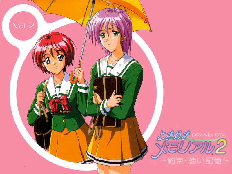 hinomoto hikari and yae kaori (tokimeki memorial and 1 more) drawn by kokura_masashi