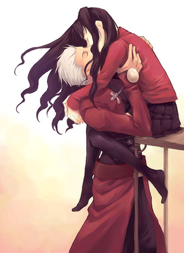tohsaka rin and archer (fate and 1 more)