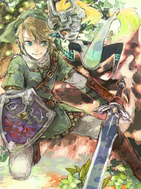 link and midna (the legend of zelda and 1 more)