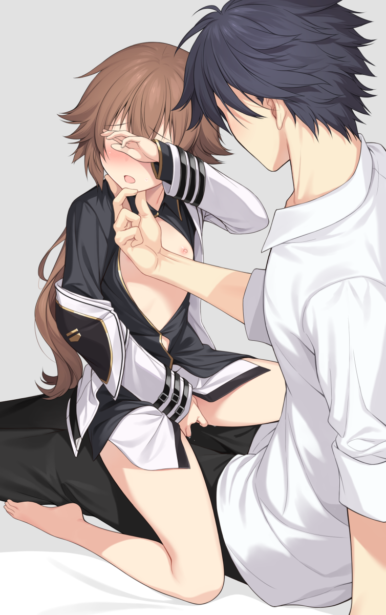 rean schwarzer and towa herschel (eiyuu densetsu and 2 more) drawn by hakuleg
