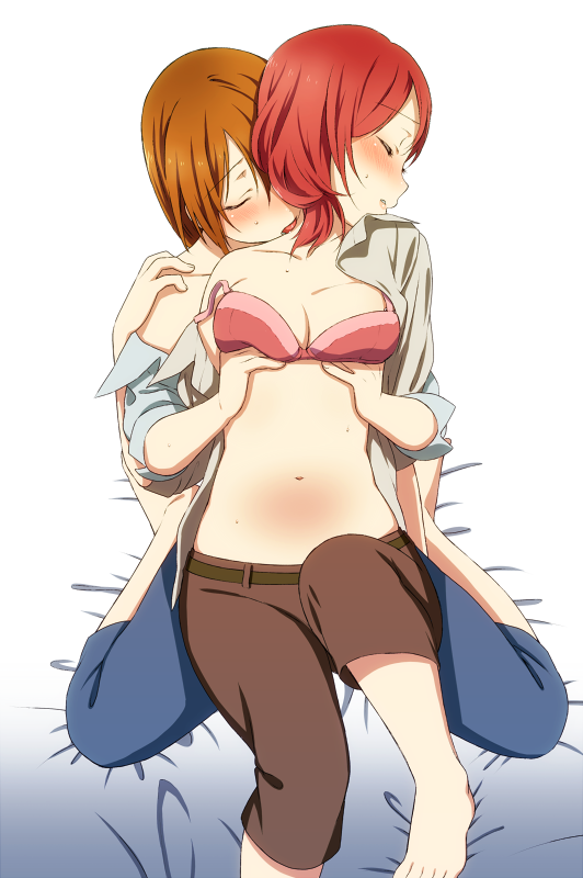 nishikino maki and kosaka honoka (love live! and 1 more) drawn by inuzuka_bouru