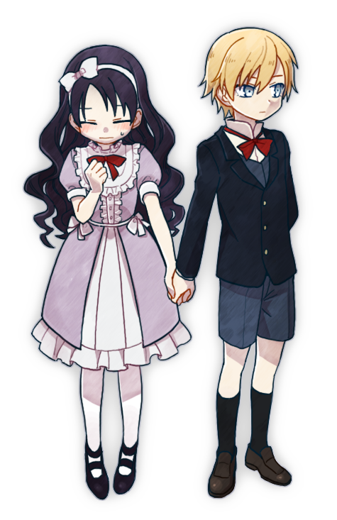 chloe ardenne and michel d'alembert (chloe no requiem) drawn by kangmoro