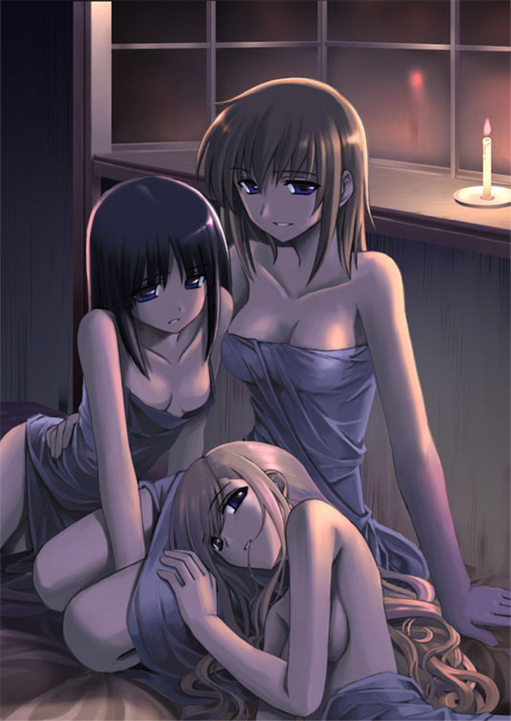 toudou shimako, nijou noriko, and satou sei (maria-sama ga miteru)