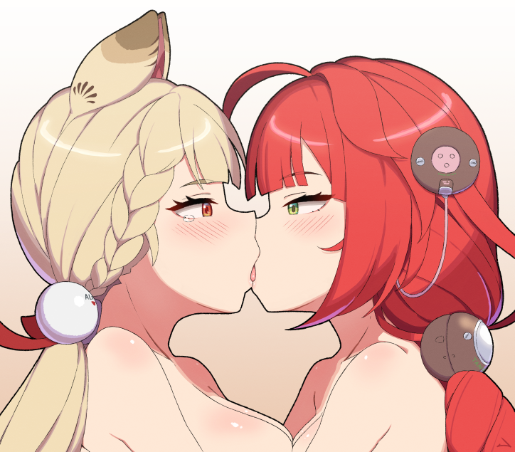 ukinami yuzuha and alice thymefield (zenless zone zero) drawn by akisaka_akira