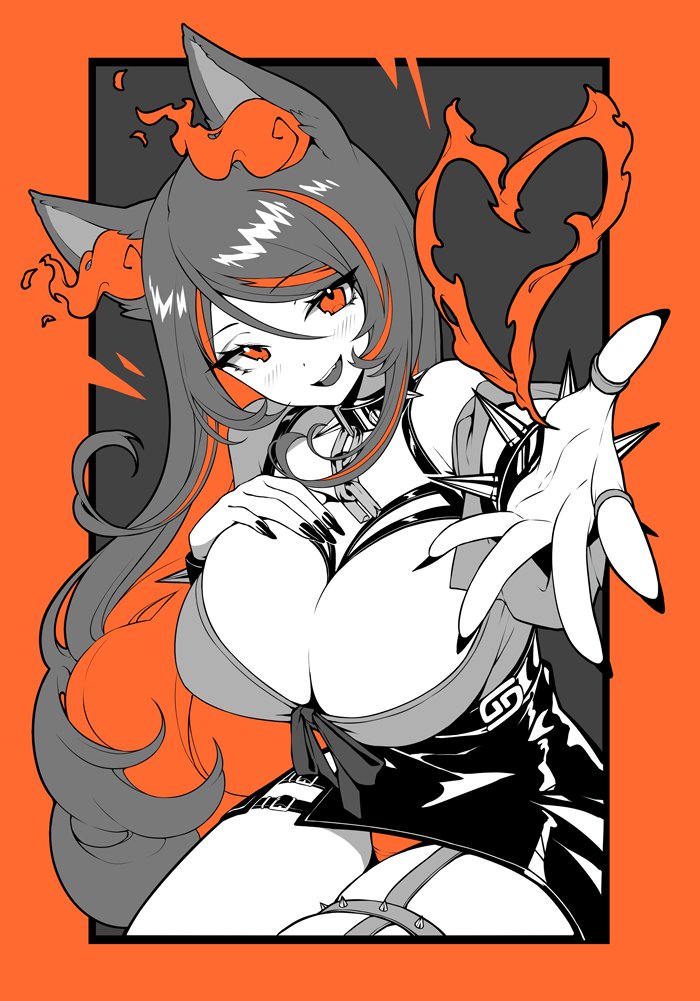 sinder (indie virtual youtuber and 1 more) drawn by nanoless