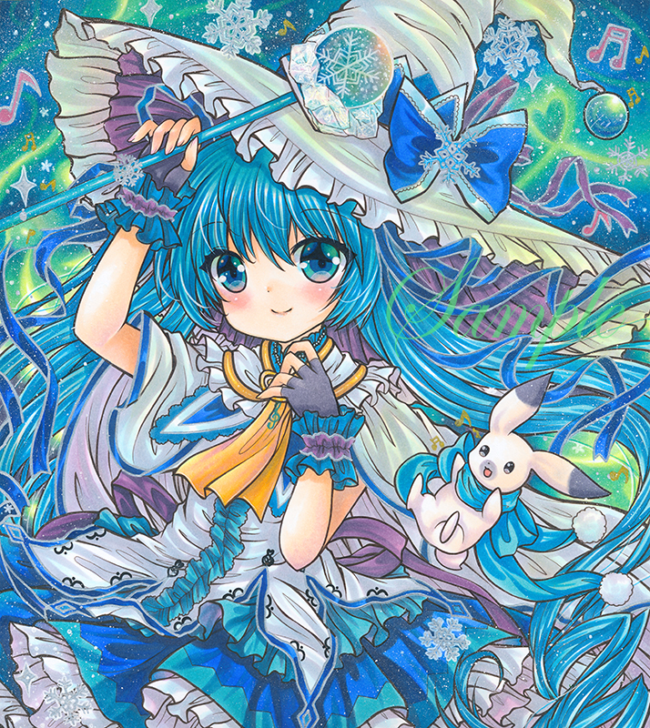 hatsune miku, yuki miku, and rabbit yukine (vocaloid) drawn by rui_(sugar3)
