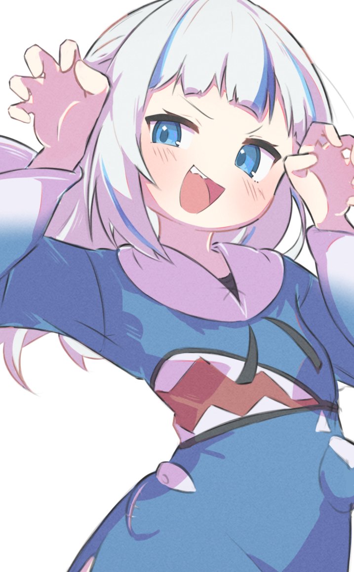 gawr gura (hololive and 1 more) drawn by inaririn