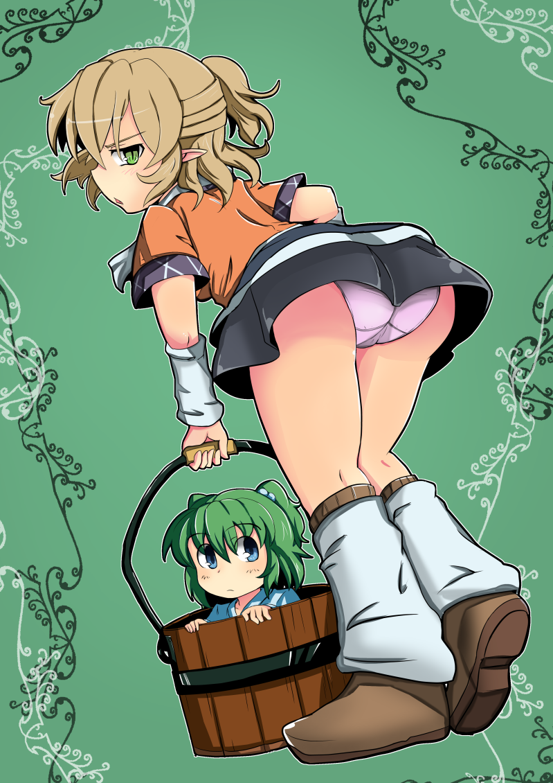 mizuhashi parsee and kisume (touhou) drawn by kokoperiiche