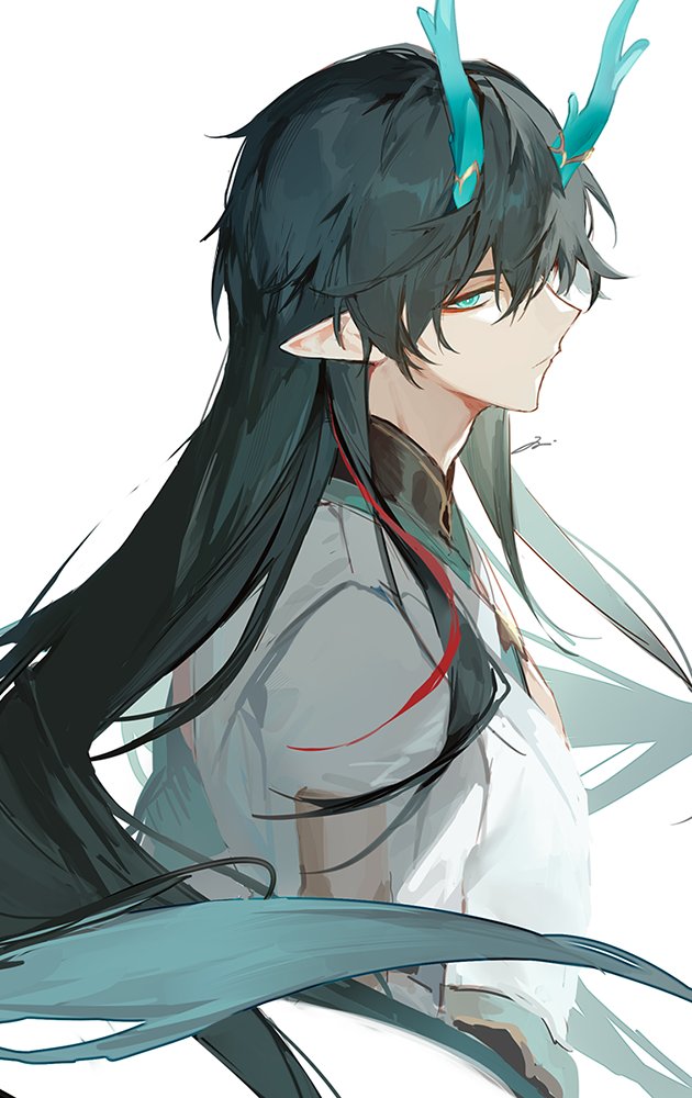 dan heng (honkai and 1 more) drawn by hou_(ppo)