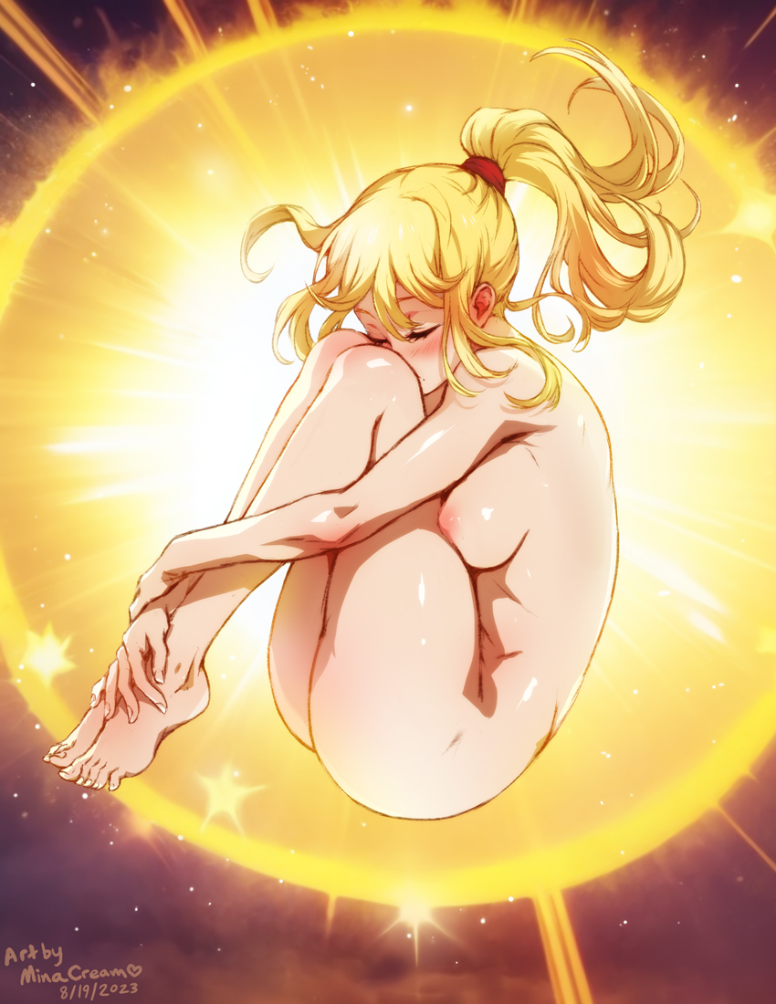 samus aran (metroid and 1 more) drawn by mina_cream