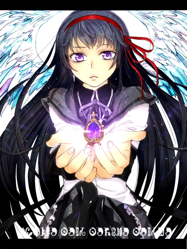 akemi homura (mahou shoujo madoka magica) drawn by moco861012