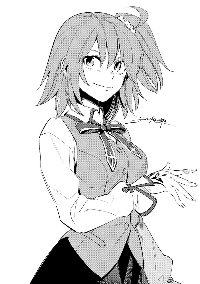 fujimaru ritsuka (fate and 1 more) drawn by nishiyama_(whatsoy)