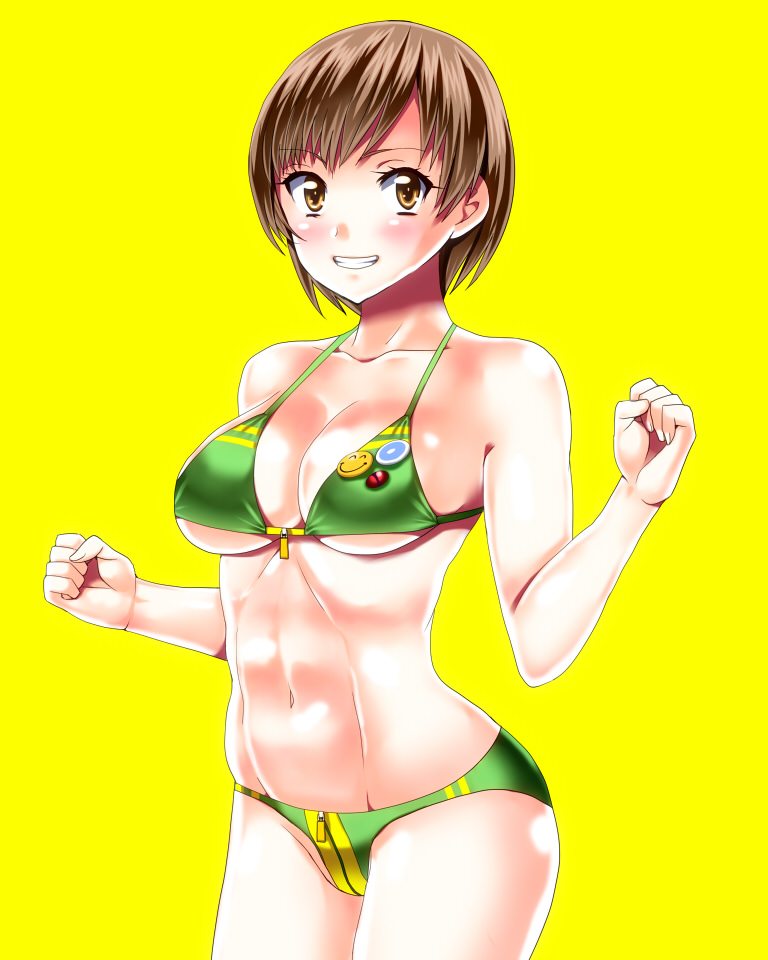 satonaka chie (persona and 1 more) drawn by sen_(sansui)