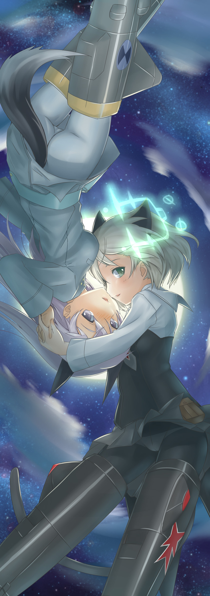 sanya v. litvyak and eila ilmatar juutilainen (world witches series and 1 more) drawn by waha_(artist)