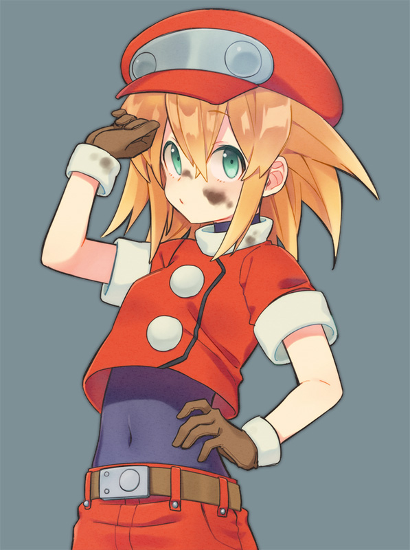 roll caskett (mega man and 1 more) drawn by hakuhatsu