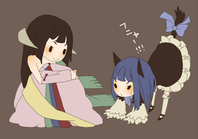 frederica bernkastel and featherine augustus aurora (umineko no naku koro ni) drawn by 0930erina
