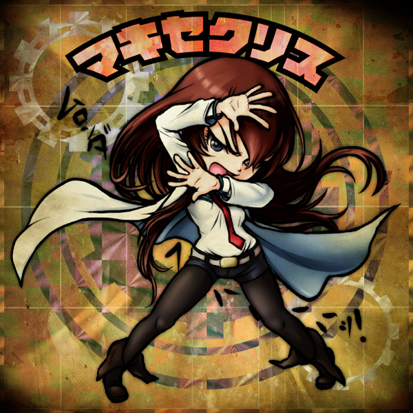 makise kurisu (science adventure and 2 more) drawn by kanchiyo