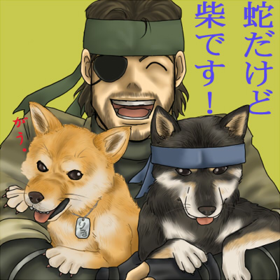 big boss (metal gear and 1 more) drawn by pon_(usausa773)