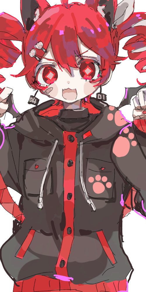 kasane teto and kasane neko (utau) drawn by ebi834