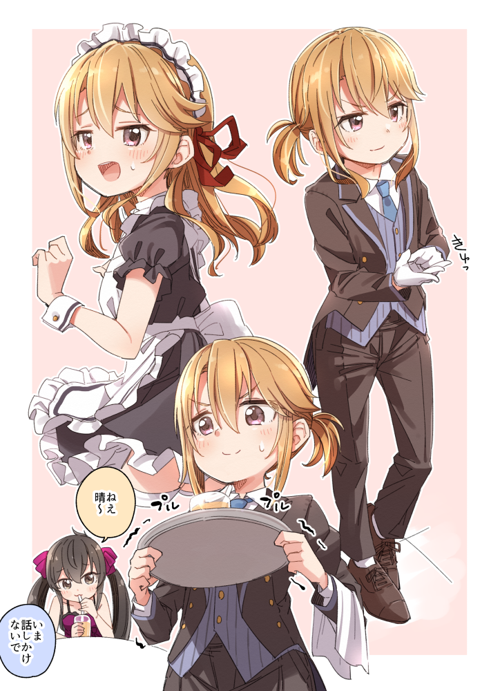 yuuki haru and matoba risa (idolmaster and 1 more) drawn by yukie_(kusaka_shi)