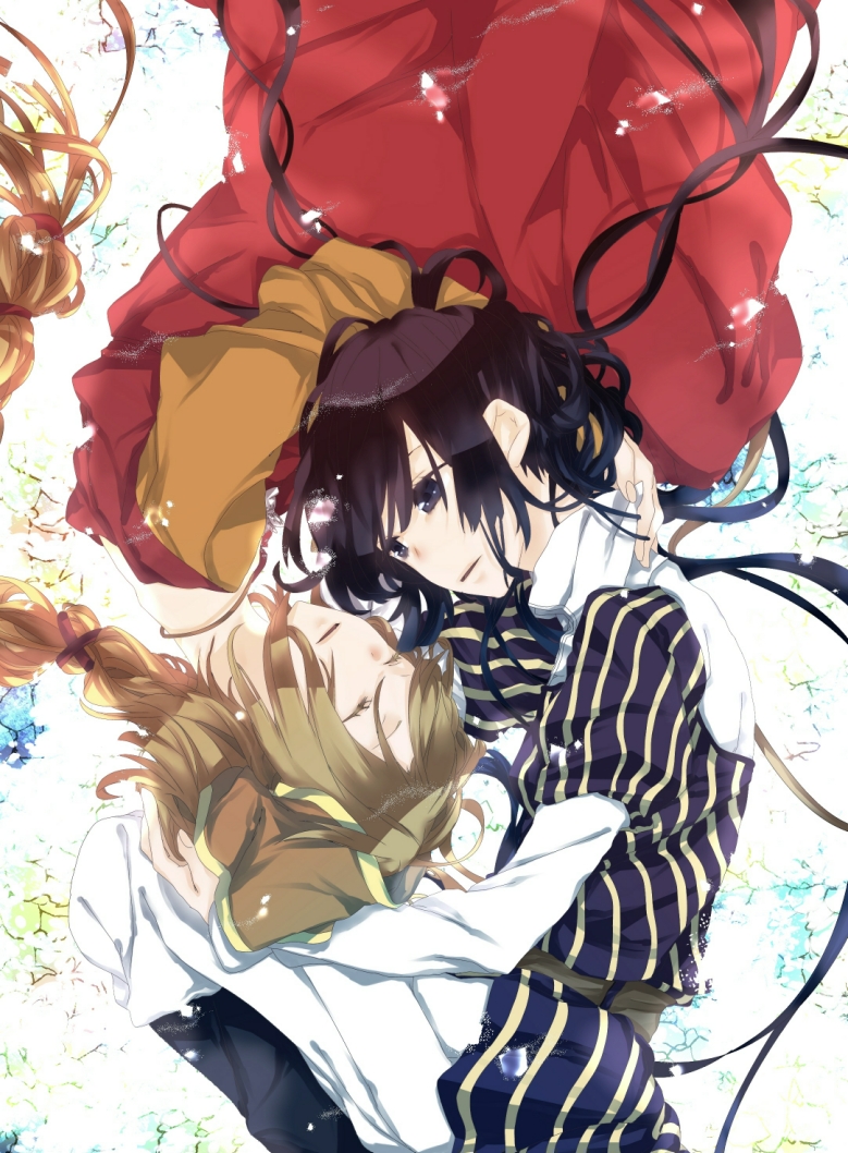 akiyama mio, tainaka ritsu, juliet capulet, and romeo montague (k-on! and 1 more) drawn by wakamori