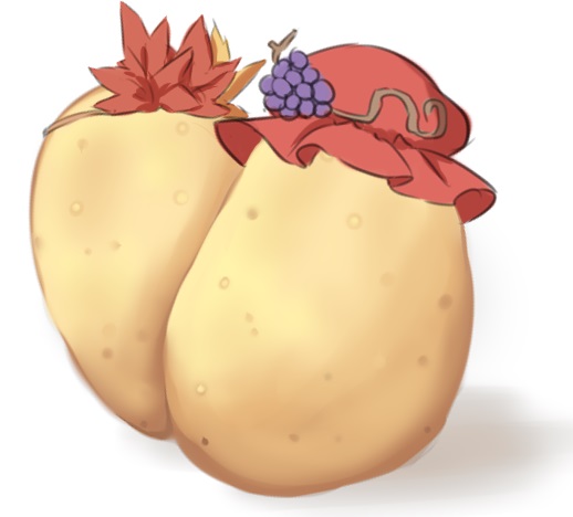 aki minoriko and aki shizuha (touhou) drawn by mefomefo