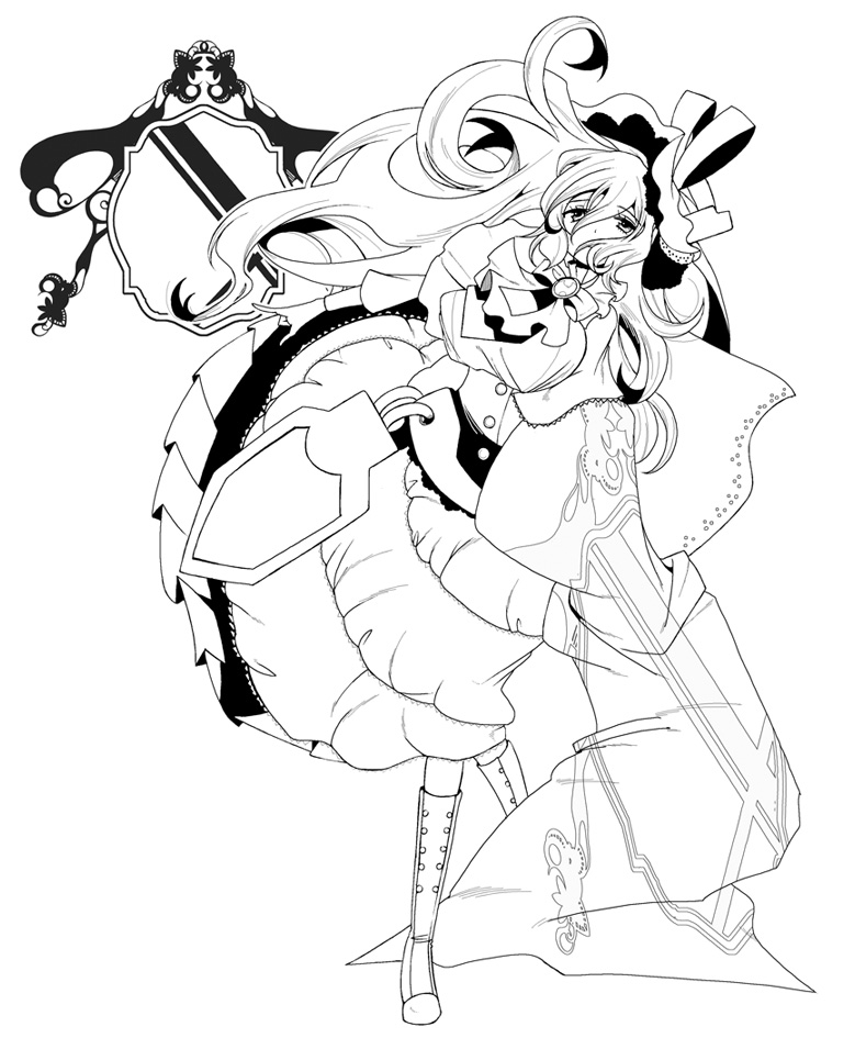mikuni oriko (mahou shoujo madoka magica and 1 more) drawn by mura_kuroe