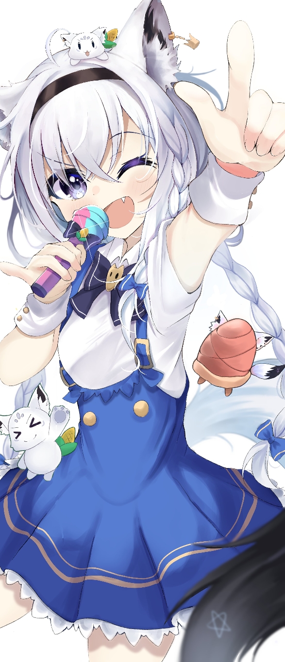 shirakami fubuki, sukonbu, and oruyanke (hololive) drawn by kosh
