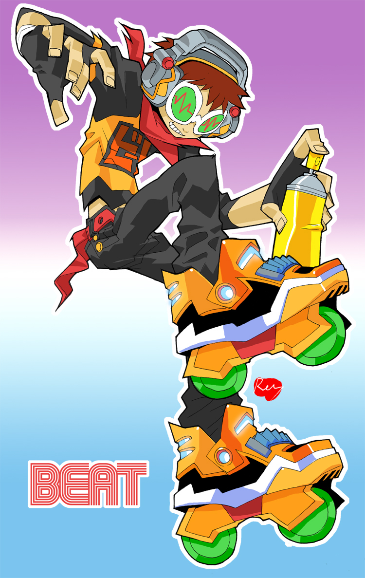 beat (jet set radio and 1 more) drawn by corey_lewis