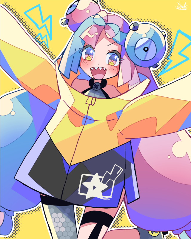 iono (pokemon and 1 more) drawn by yuusuke-kun