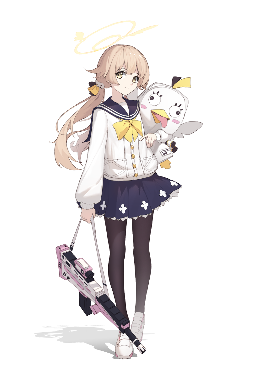 hifumi and peroro (blue archive) drawn by vsattce