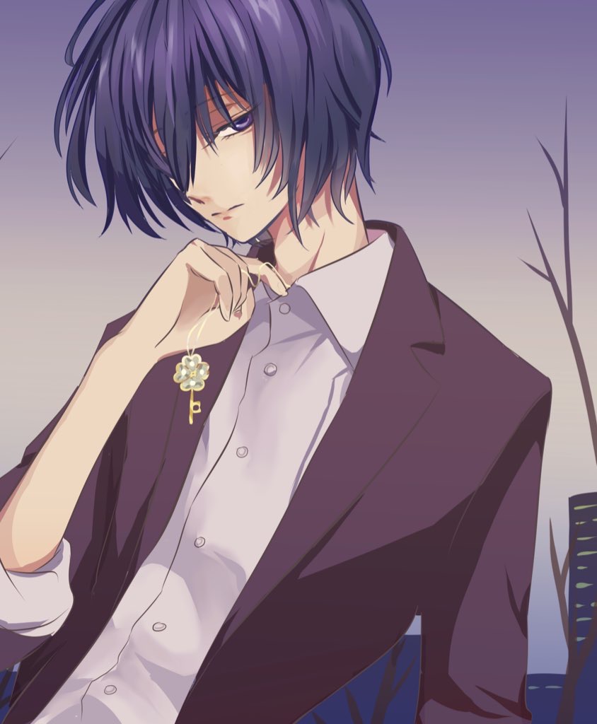 tsukiyomi ikuto (shugo chara!) drawn by melontype_00