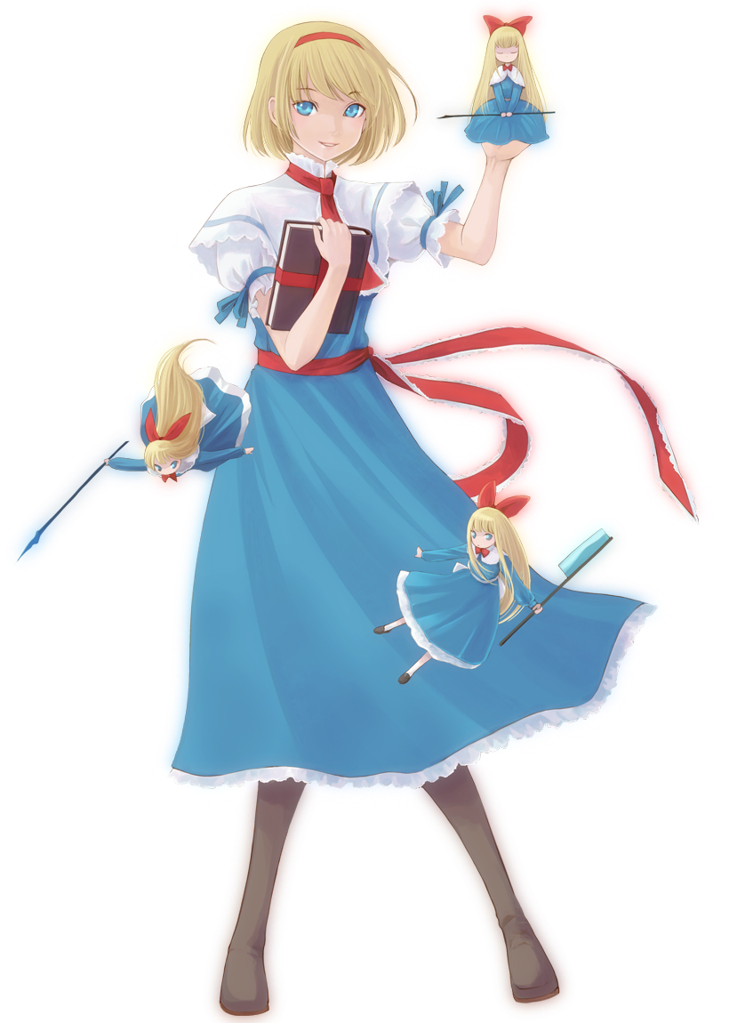alice margatroid and shanghai doll (touhou) drawn by takatsuki_kahiro