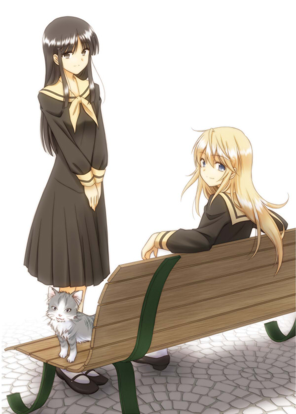 satou sei and kubo shiori (maria-sama ga miteru) drawn by natsushi