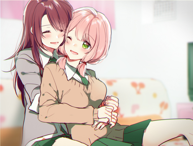 uehara himari and udagawa tomoe (bang dream!) drawn by mizukikushou