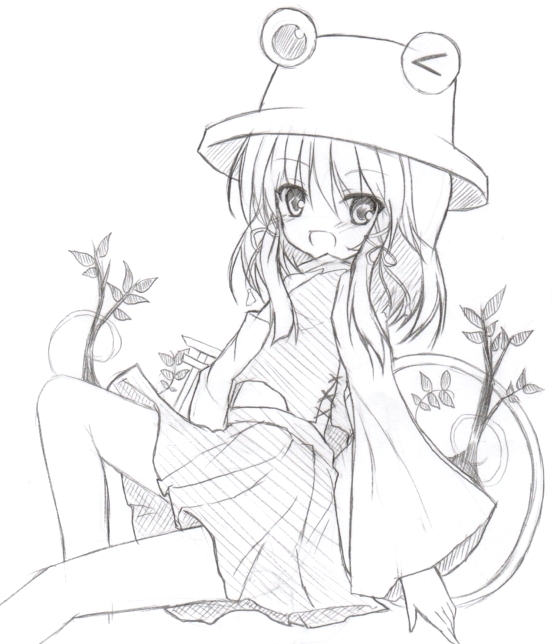 moriya suwako (touhou) drawn by yuuhagi_(amaretto-no-natsu)