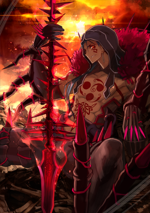 cu chulainn and cu chulainn alter (fate and 1 more) drawn by shimadoriru