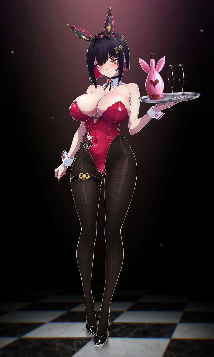 rouge (goddess of victory: nikke) drawn by kemurin