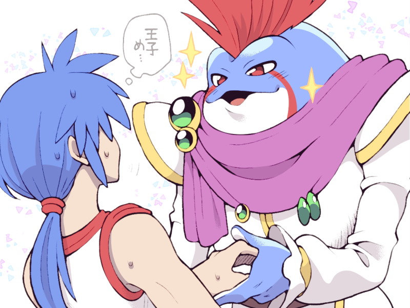 ryu and jean (breath of fire and 1 more) drawn by minashirazu