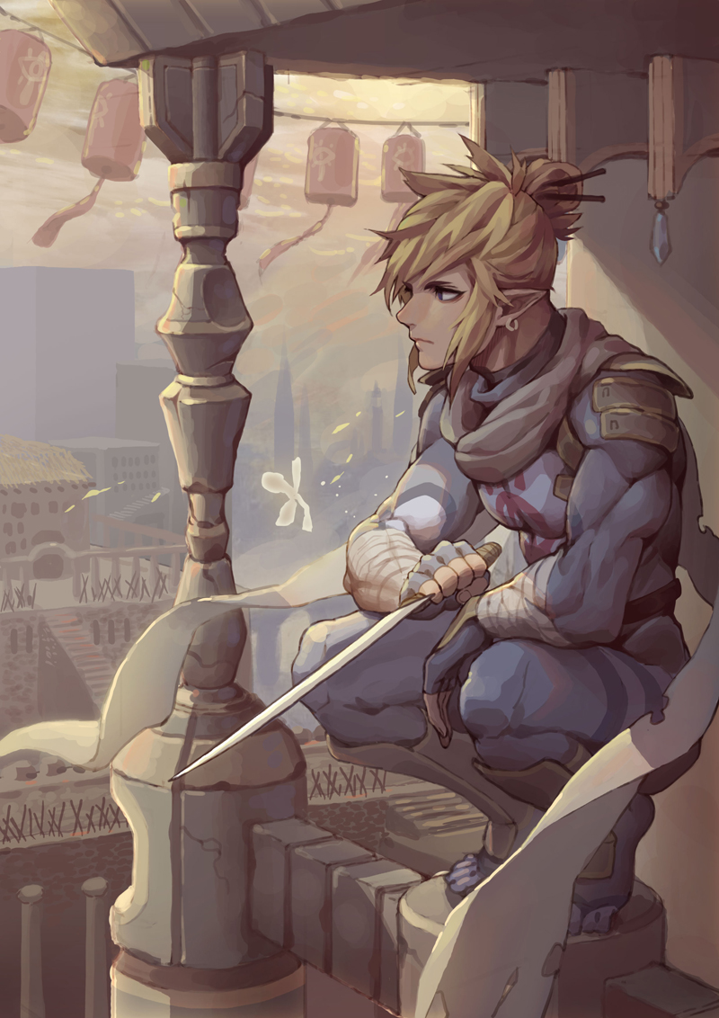 link (the legend of zelda and 1 more) drawn by jokerpang