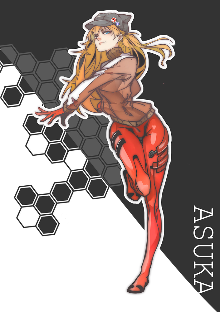 souryuu asuka langley (neon genesis evangelion and 2 more) drawn by shirona