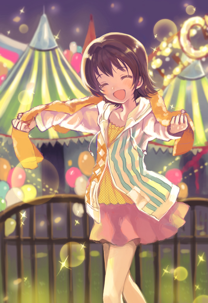 akagi miria (idolmaster and 1 more) drawn by amezawa_koma