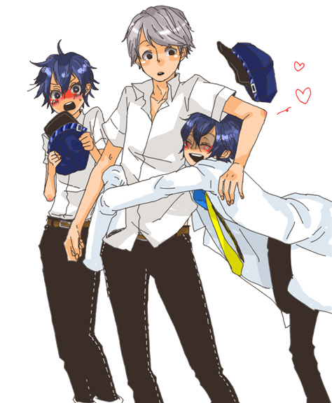 narukami yu and shirogane naoto (persona and 1 more) drawn by ten_(ch)
